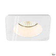 NEW TRIA® 68, Deckeneinbauring, L: 8.3 B: 8.3 H: 3.55 cm, IP 65, inkl. Glas, weiß