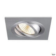 NEW TRIA® 75, Deckeneinbauring, L: 9 B: 9 H: 2.6 cm, IP 20, aluminium