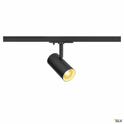 SLV NOBLO® SPOT, 1~ Spot, rund, 2000-3000K, 8.4 W, Dim-to-Warm, Phasenabschnitt, 36°, schwarz