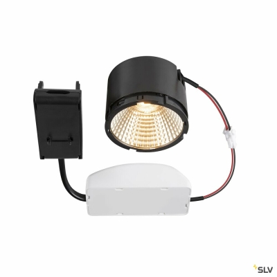 SLV NEW TRIA®, LED-Modul, rund, 2700K, 38°, PHASE, schwarz