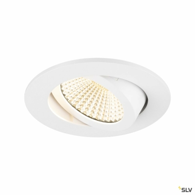 SLV NEW TRIA® 68, Deckeneinbauleuchte, 1800-3000K, 60°, IP 20, rund, weiß