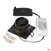 NEW TRIA® 68, Deckeneinbauleuchte, 1800-3000K, 60°, IP 20, quadratisch, schwarz