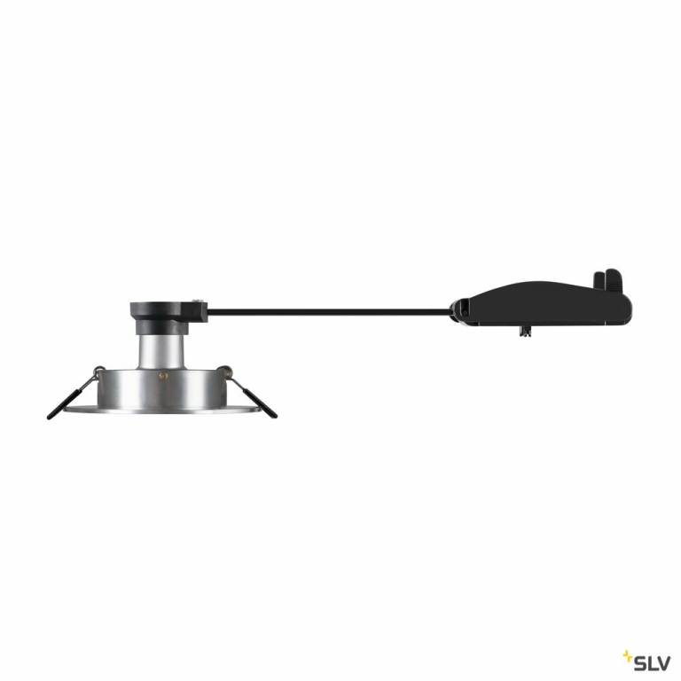 SLV NEW TRIA® 75 XL, Deckeneinbauleuchte, rund, max. 10W, GU10, aluminium