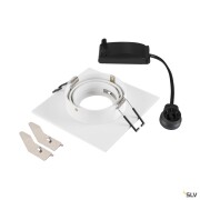 NEW TRIA® 75 XL, Deckeneinbauleuchte, quadratisch, max. 10W, GU10, weiß