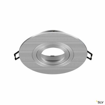 SLV NEW TRIA® 75 XL, Deckeneinbauring, D: 11 H: 2.6 cm, IP20, aluminium
