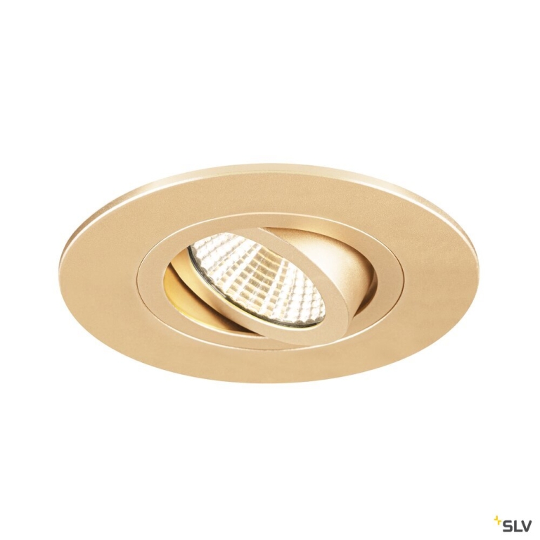 SLV NEW TRIA® 75 XL, Deckeneinbauring, D: 11 H: 2.6 cm, IP20, roségold