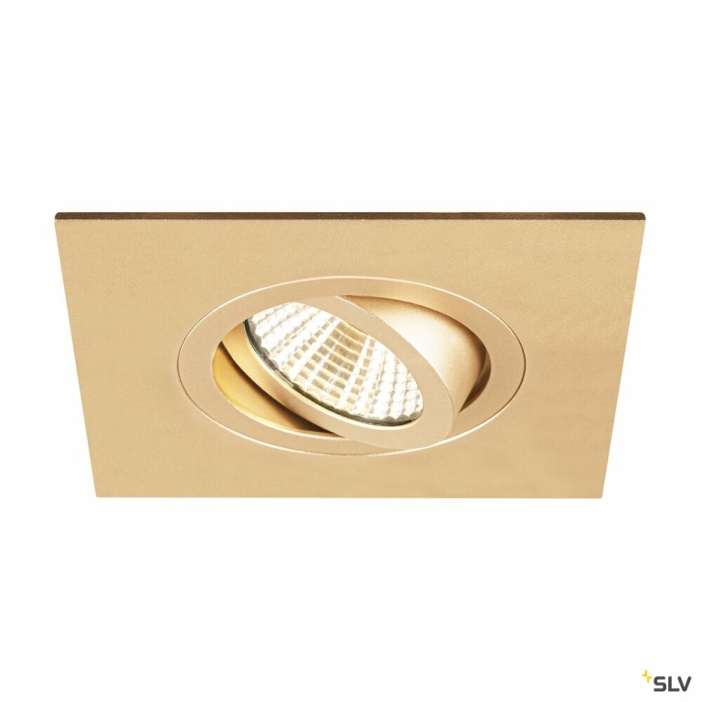 SLV NEW TRIA® 75 XL, Deckeneinbauring, L: 11 B: 11 H: 2.6 cm, roségold