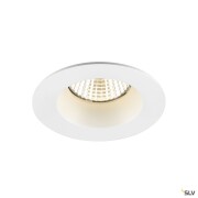 NEW TRIA® UNIVERSAL 68, Deckeneinbauleuchte, 2500/3000/4000K, 38°, IP 20 / IP 65, rund, weiß