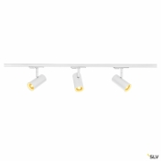 1-Phasen Schienensystem Set weiß mit 3x NOBLO® SPOT + 2x 1m Stromschiene