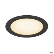DOWNLIGHT V 200, flache Abdeckung schwarz