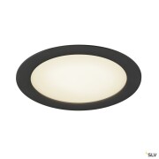 DOWNLIGHT V 200, flache Abdeckung schwarz