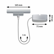 URail Einspeisung Kabel 1m max. 1.000W Chrom matt