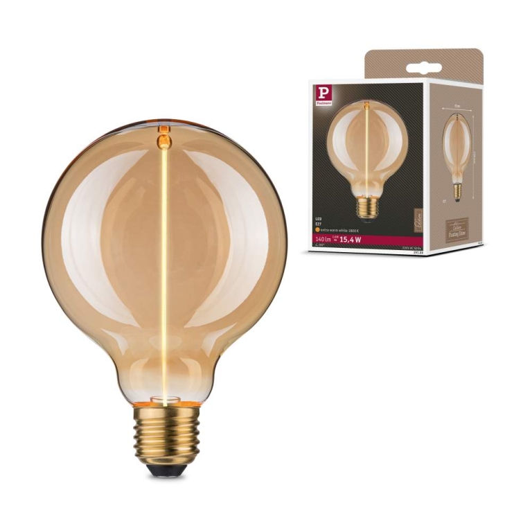 Paulmann Floating Shine Standard 230V LED Globe E27   140lm 2,8W 1800K  Gold