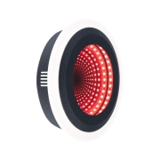 LED Deckenleuchte Spaceglow Two   RGB+ 1200lm 230V 14W dimmbar Schwarz matt