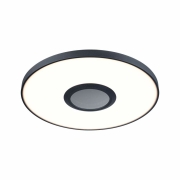LED Deckenleuchte Spaceglow Three   RGB+ 1400lm 230V 21W dimmbar Schwarz matt
