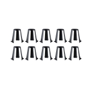 Zubehör Abstandshalter für Einbauleuchten 62 - 90mm 10er-Set Schwarz