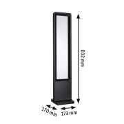 LED Pollerleuchte Reana   IP44  832mm 3000K 2x4W 2x240lm 230V  Anthrazit  Metall