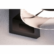 LED Außenwandleuchte Smart Home Zigbee 3.0 Capera Bewegungsmelder insektenfreundlich IP44  231mm Tunable Warm 12,5W 800lm 230V  Anthrazit Aluminium