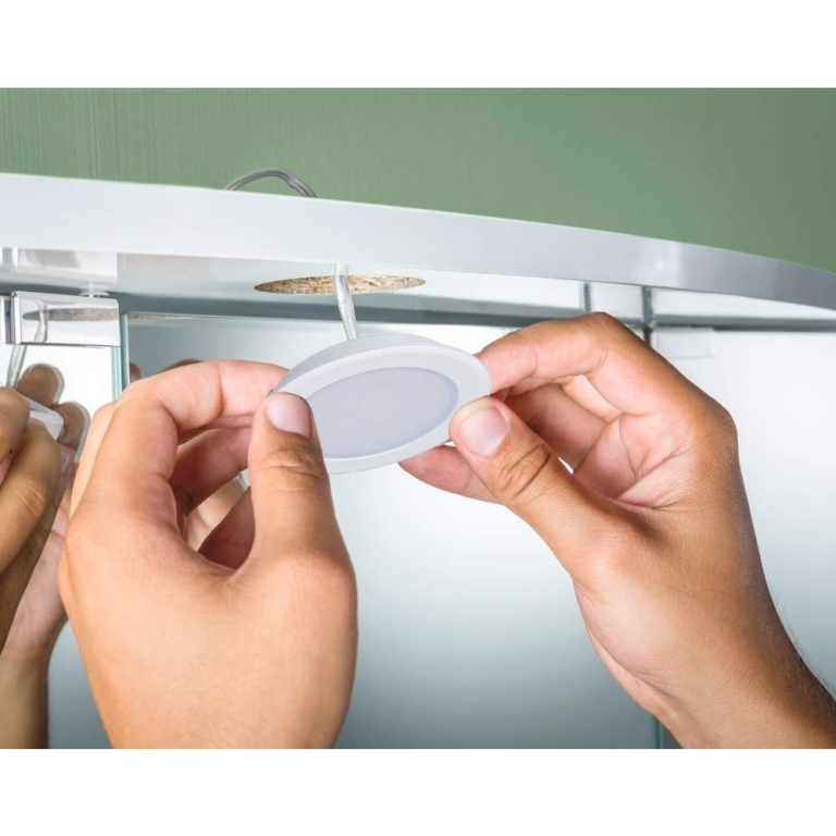 Paulmann LED Möbeleinbauleuchten 3er-Set  rund 65mm 3x2,5W 3x180lm 230/12V  3000K Weiß