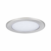 LED Möbeleinbauleuchten 3er-Set  rund 65mm 3x2,5W 3x180lm 230/12V  3000K Eisen gebürstet