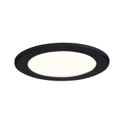 LED Möbeleinbauleuchten 3er-Set  rund 65mm 3x2,5W 3x180lm 230/12V  3000K Schwarz matt