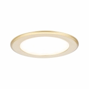 LED Möbeleinbauleuchten 3er-Set  rund 65mm 3x2,5W 3x180lm 230/12V  3000K Gold matt