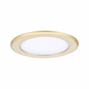 LED Möbeleinbauleuchten 3er-Set  rund 65mm 3x2,5W 3x180lm 230/12V  3000K Gold matt