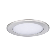LED Möbeleinbauleuchten 3er-Set  rund 65mm 3x2,5W 3x180lm 230/12V  4000K Eisen gebürstet
