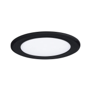 LED Möbeleinbauleuchten 3er-Set  rund 65mm 3x2,5W 3x180lm 230/12V  4000K Schwarz matt