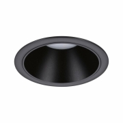 LED Einbauleuchte 3-Step-Dim Cole Coin   IP44 rund 88mm  Coin 6W 470lm 230V dimmbar 2700K Schwarz matt