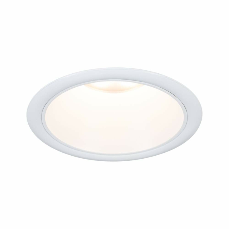 Paulmann LED Einbauleuchte 3-Step-Dim Cole Coin   IP44 rund 88mm  Coin 6W 470lm 230V dimmbar 2700K Weiß matt