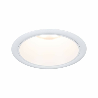 Paulmann LED Einbauleuchte 3-Step-Dim Cole Coin   IP44 rund 88mm  Coin 6W 470lm 230V dimmbar 2700K Weiß matt