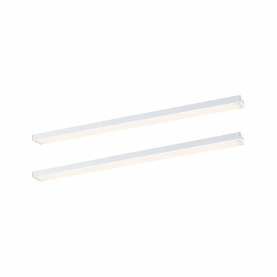 Paulmann LED Unterschrankleuchte Inline 2er-Set Erweiterungsset PIR-Sensor 3000K dimmbar 2x4W 350x26mm 2x350lm 24V Weiß matt