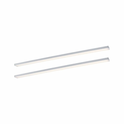 Paulmann LED Unterschrankleuchte Inline 2er-Set Erweiterungsset PIR-Sensor 3000K dimmbar 2x6W 550x26mm 2x500lm 24V Chrom matt