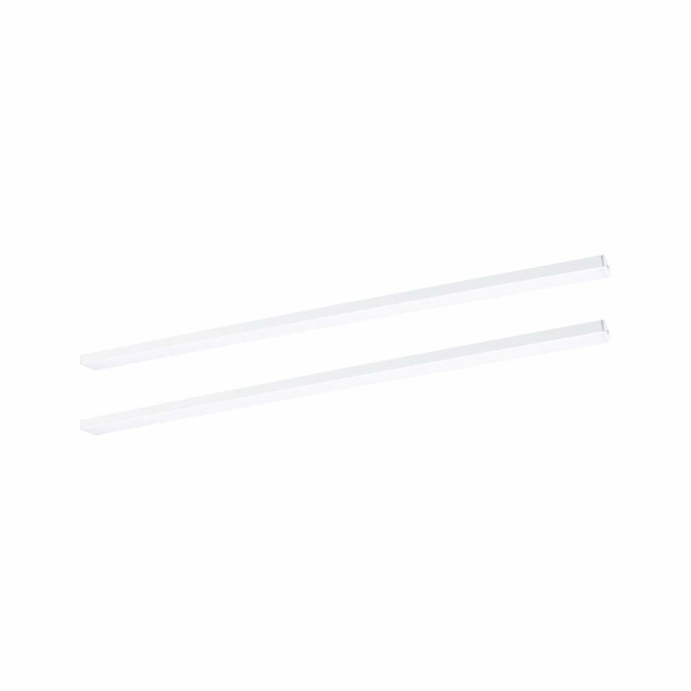 Paulmann LED Unterschrankleuchte Inline 2er-Set Erweiterungsset PIR-Sensor 3000K dimmbar 2x6W 550x26mm 2x500lm 24V Weiß matt