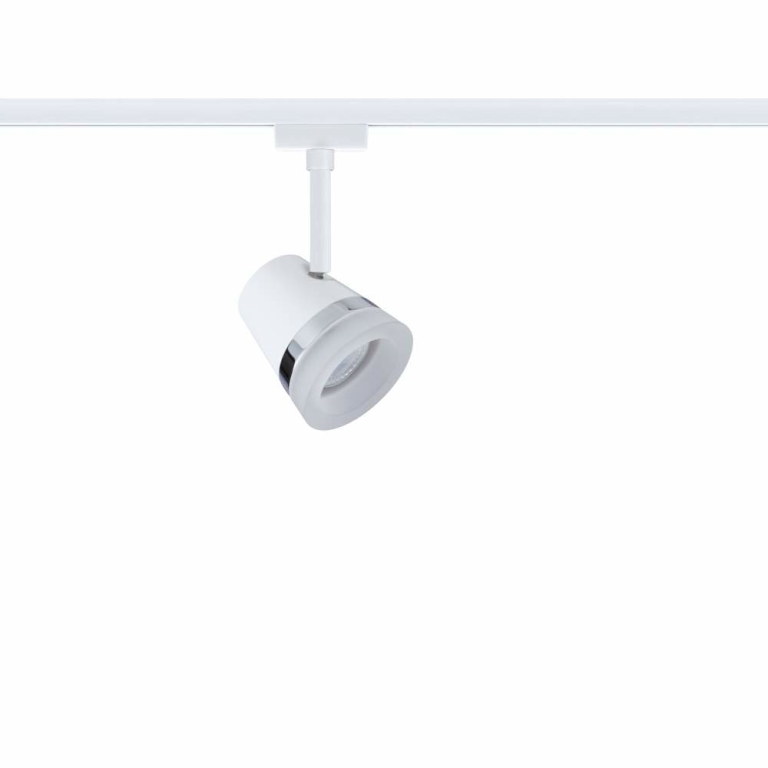 Paulmann URail Schienenspot Cone Einzelspot  GU10  max. 10W  dimmbar 230V Signalweiß