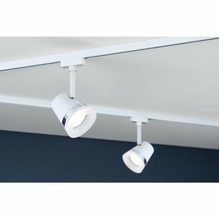 Paulmann URail Schienenspot Cone Einzelspot  GU10  max. 10W  dimmbar 230V Signalweiß