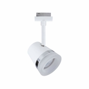 URail Schienenspot Cone Einzelspot  GU10  max. 10W  dimmbar 230V Signalweiß