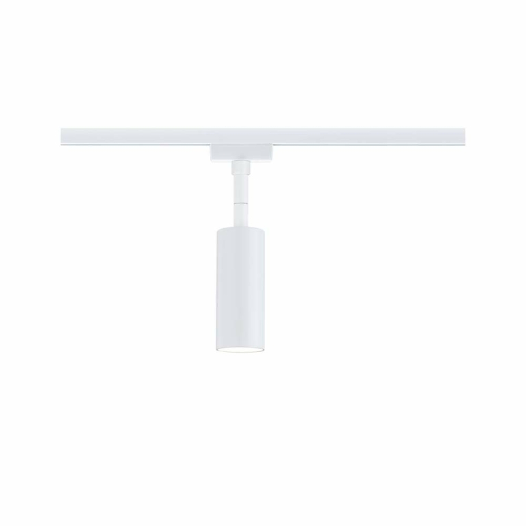 Paulmann URail LED Schienenspot 3-Step-Dim Tubo Einzelspot  150lm 4W 3000K dimmbar 230V Signalweiß