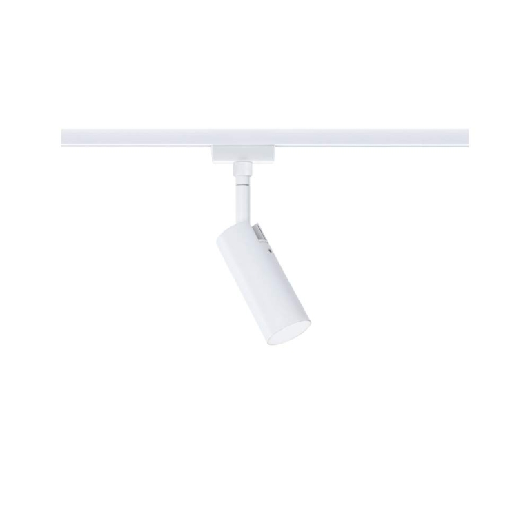 Paulmann URail LED Schienenspot 3-Step-Dim Tubo Einzelspot  170lm 4W 4000K dimmbar 230V Signalweiß