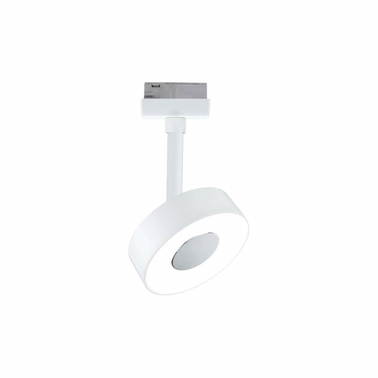 Paulmann URail LED Schienenspot Circle Einzelleuchte  190lm 5W 4000K dimmbar 230V Signalweiß