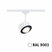 URail LED Schienenspot Aldan   470lm 8W 3000K dimmbar 230V Signalweiß