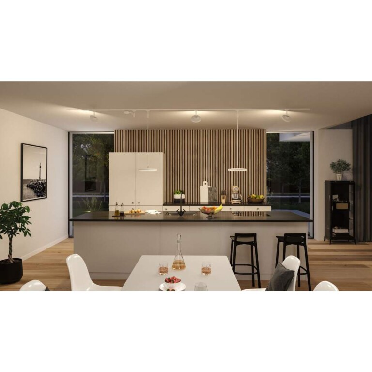 Paulmann URail LED Pendel 3-Step-Dim Hildor  850lm 15W 3000K dimmbar 230V Signalweiß
