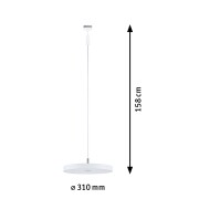 URail LED Pendel 3-Step-Dim Hildor  850lm 15W 4000K dimmbar 230V Signalweiß