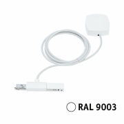 URail Einspeisung Kabel 2m Signalweiß  für Seil-Deckenabhängung