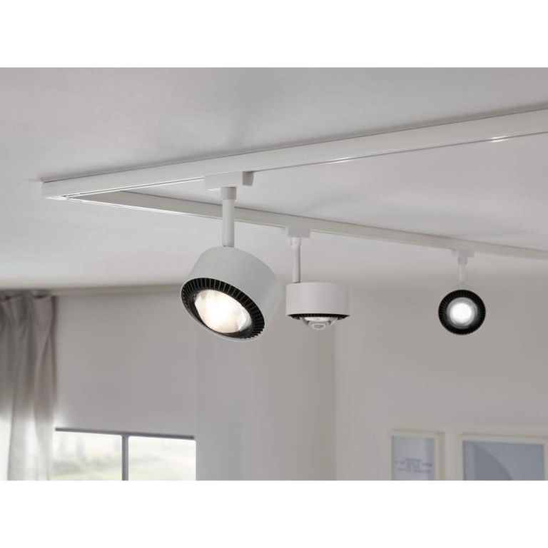 Paulmann URail LED Schienenspot Aldan Einzelspot  500lm 8W White Switch  230V Signalweiß