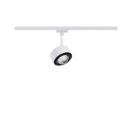 URail LED Schienenspot Aldan Einzelspot  500lm 8W White Switch  230V Signalweiß