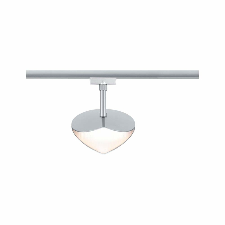 Paulmann URail LED Schienenspot Alejandro 10W 800lm 3000K 3-Step-Dim dimmbar Chrom matt (LED fest verbaut)
