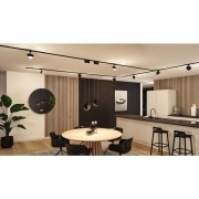 URail LED Schienenspot Alejandro 10W 800lm 3000K 3-Step-Dim dimmbar Schwarz matt (LED fest verbaut)