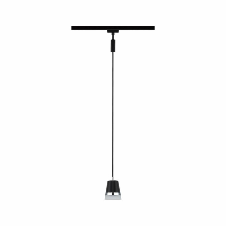 Paulmann URail Pendelleuchte Cone GU10  max. 10W dimmbar Schwarz matt